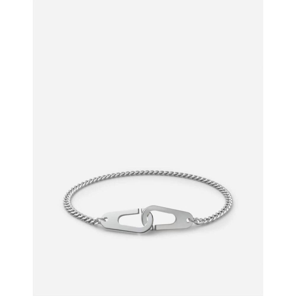 NEW MIANSAI men's medium dima pull bracelets in polished silver